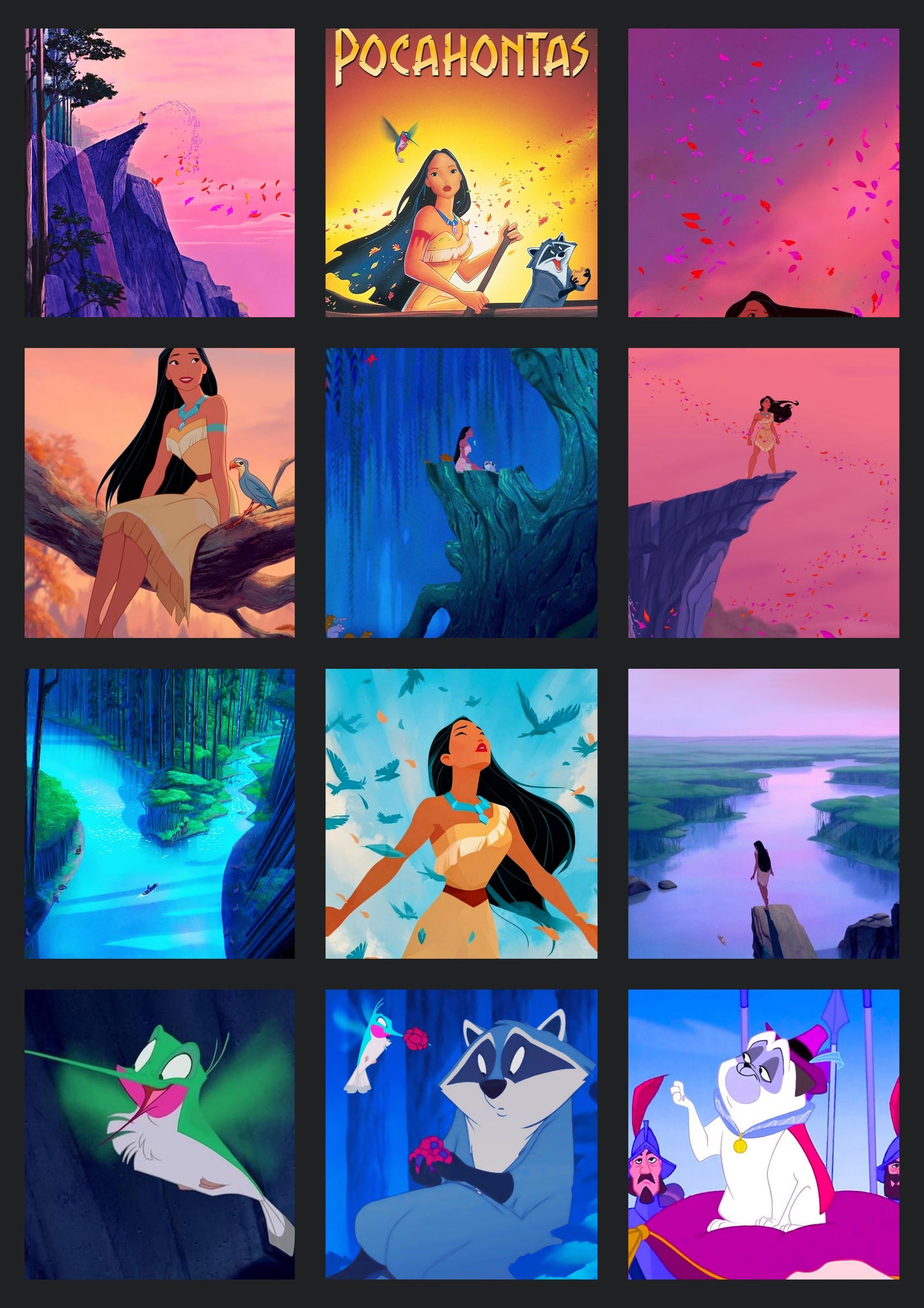 Calendrier Pocahontas - La fille de l'air 25 jours