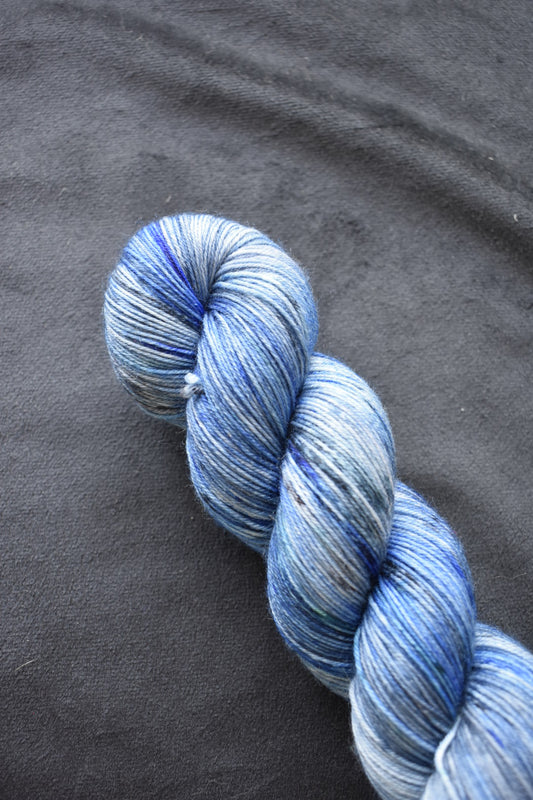 Sock - Ooak bleu noir